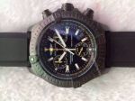 Replica Breitling Watch: Chronometre Certifie 1000m Black & Yellow Chronograph